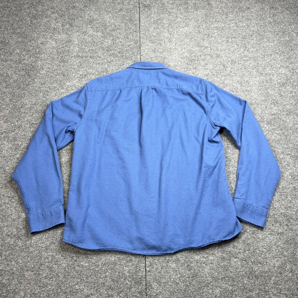 L.L.Bean Signature Mens Large Donegal‎ Slim Fit Long Sleeve Button Down Shirt - Picture 8 of 8